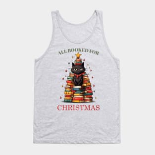 Bookish book Christmas holiday gifts & librarian gift for book nerds, bookworms Tank Top